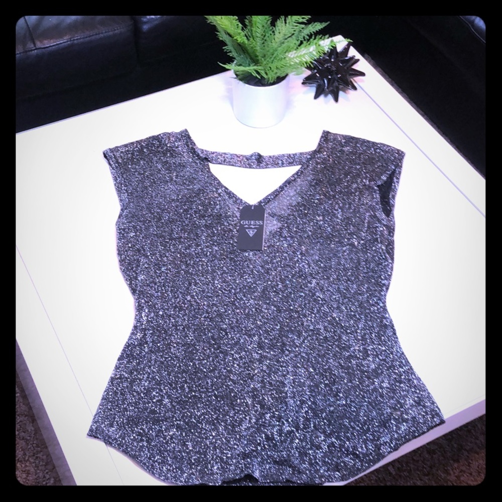 Guess Jet Black Top.